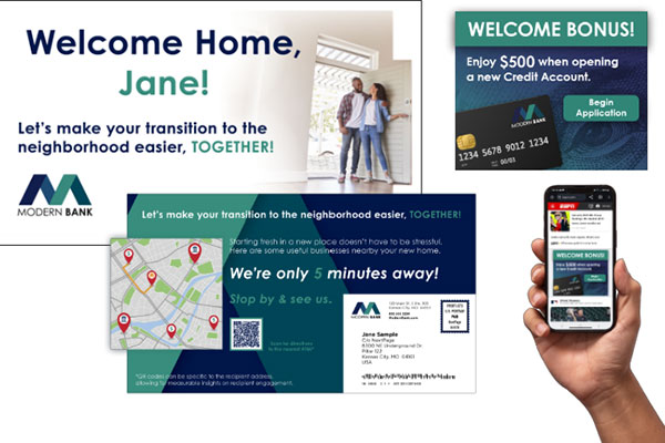 Modern Bank - Direct Mail Retargeting